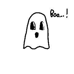 [LINEスタンプ] Pretty Ghost 1