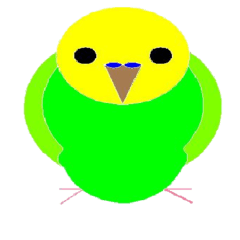 [LINEスタンプ] インコの絵