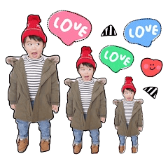 [LINEスタンプ] LOVE KIDS sticker