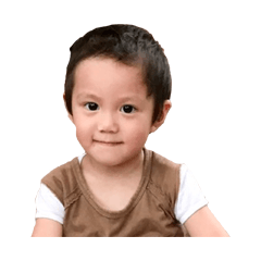 [LINEスタンプ] KIM KIM little boy