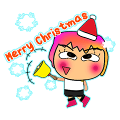 [LINEスタンプ] Hitomi Ho！！17Merry Christmas.