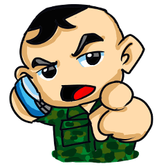 [LINEスタンプ] yoy army