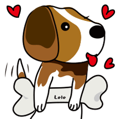 [LINEスタンプ] Beagle-LeLe