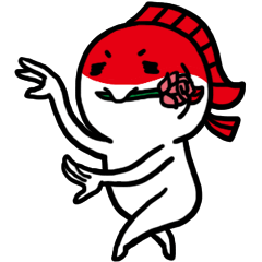 [LINEスタンプ] The Stupid Fish