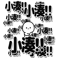 [LINEスタンプ] 小湊さんデカ文字シンプル