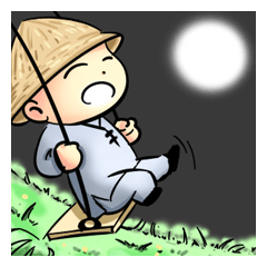 [LINEスタンプ] Little bamboo boy