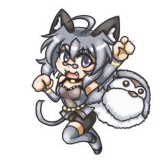 [LINEスタンプ] crycat＆kuku