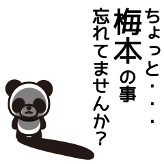 [LINEスタンプ] 梅本さんと梅本さんの友達用