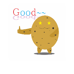 [LINEスタンプ] Potato Jun