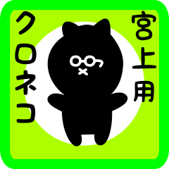 [LINEスタンプ] 宮上用 クロネコくろたん