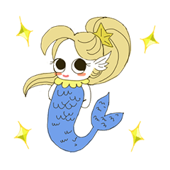 [LINEスタンプ] Mermaid BiBi