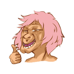 [LINEスタンプ] Cute Middle-aged