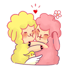 [LINEスタンプ] Peace Sheep 2