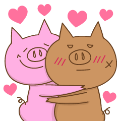 [LINEスタンプ] ミス ポットベリー for lovers