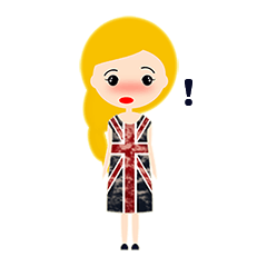 [LINEスタンプ] Lychee Girl ep.7 in England