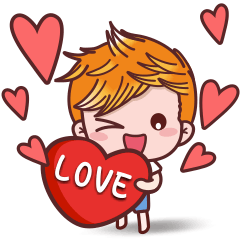 [LINEスタンプ] The blessing phrase of love