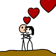 [LINEスタンプ] アニメーションを使って愛を表現するの画像（メイン）