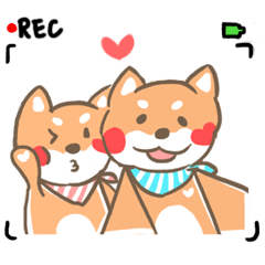 [LINEスタンプ] ShibaInu's Love