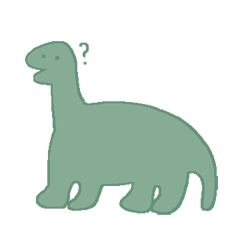 [LINEスタンプ] jelly Brachiosaurus