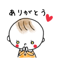 [LINEスタンプ] 薄毛赤ちゃんスタンプ