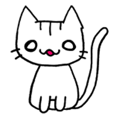 [LINEスタンプ] ゆるっと手書き ねこ＆ゆかいな仲間達