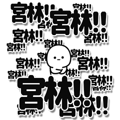 [LINEスタンプ] 宮林さんデカ文字シンプル