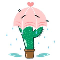 [LINEスタンプ] Q Q Cactus