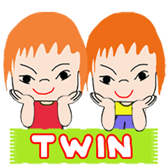 [LINEスタンプ] Cillo and Cillin twin