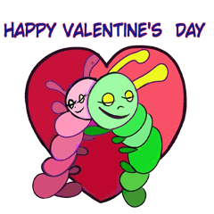 [LINEスタンプ] Happy valentine's day ！