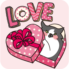 [LINEスタンプ] はらぺこ猫のLOVE