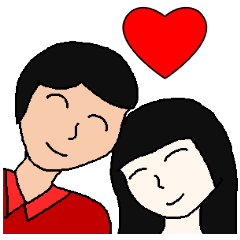 [LINEスタンプ] Terry and Debby love in Denver