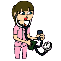 [LINEスタンプ] KM73 Nurse Princessの画像（メイン）