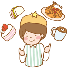 [LINEスタンプ] カフェタレくん