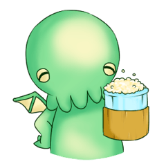 [LINEスタンプ] Little Cthulhuの画像（メイン）