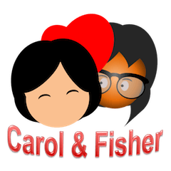 [LINEスタンプ] Carol ＆ Fisher's Love