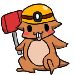 [LINEスタンプ] Whack the Moles