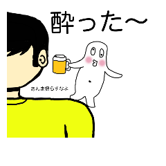 [LINEスタンプ] 肩の住人