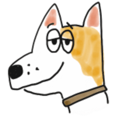 [LINEスタンプ] 雑種犬のポコ