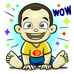 [LINEスタンプ] Nong Kaow Junior