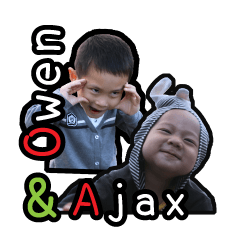 [LINEスタンプ] Owen ＆ Ajax brother