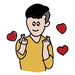 [LINEスタンプ] Andy is Handsome boy