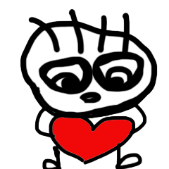 [LINEスタンプ] Lazy guy-Happy Valentine's Day