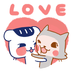 [LINEスタンプ] OMIAO Valentine's Day