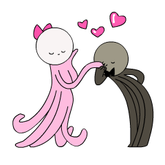 [LINEスタンプ] BiBi ＆ Lil Mo's love