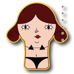 [LINEスタンプ] Bikini Ami