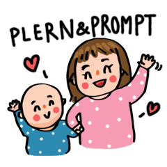 [LINEスタンプ] Plern and Prompt