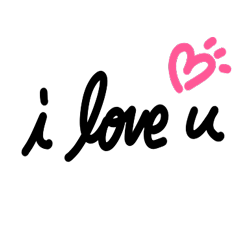 [LINEスタンプ] Hand writing with love