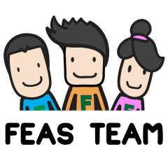 [LINEスタンプ] feas team