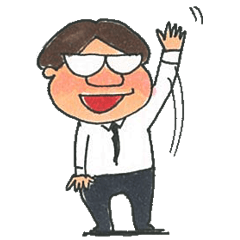 [LINEスタンプ] Glasses men 2