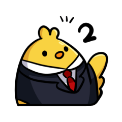 [LINEスタンプ] スーツひよこキルチ 2